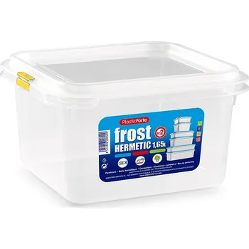 Dóza na potraviny PlasticForte Obědový Box, 1,65 l, s barevným rozlišovačem Velikost: Žlutá