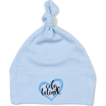 Kojenecká čepice Čepička CELÝ TATÍNEK Barva: Modrá