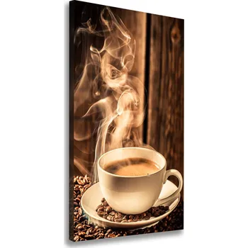 Obraz Vertikální Foto obraz na plátně Aromatická káva