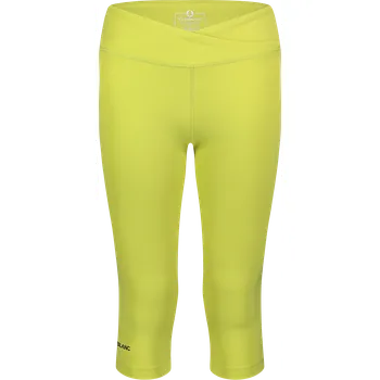 Dámské kalhoty Dámské 3/4 fitness legíny NORDBLANC NBSPL8037 ZELENÁ 36