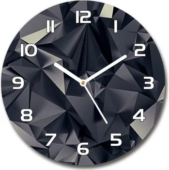 Hodiny Skleněné hodiny kulaté Abstraktní pozadí