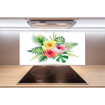 Obklad Panel do kuchyně Havajské květiny