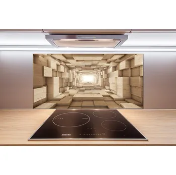 Obklad Panel do kuchyně Dřevěný tunel