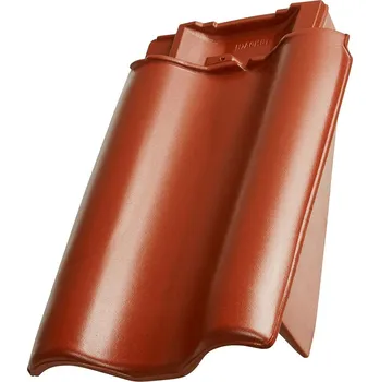 Střešní krytina TONDACH Sensaton 11 (Samba 11) HRANICE Okrajová taška pravá Červená engoba