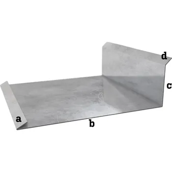 Střešní lemovaní BLIX Měď tl. 0,55 mm Lemování boční r.š. 250