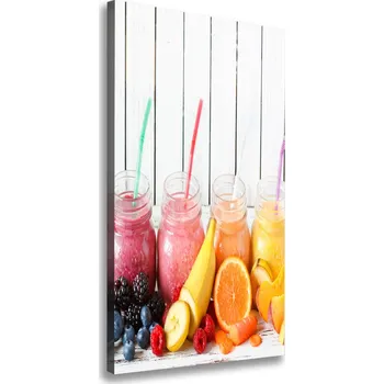Obraz Vertikální Foto obraz na plátně Barevné koktejly