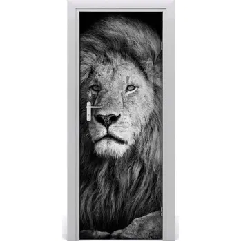 Fototapeta Samolepící fototapeta na dveře Lev portrét 75x205 cm
