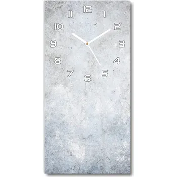 Hodiny Nástěnné skleněné hodiny Betonové pozadí
