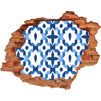 Fototapeta Fototapeta díra na zeď Gemetrické pozadí