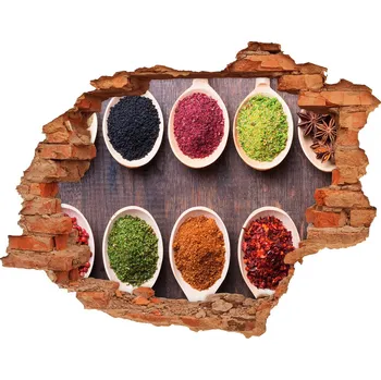 Fototapeta Nálepka díra na zeď Barevné koření