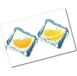 Kuchyňská deska velká skleněná Ovoce v kostkách