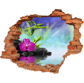 Fototapeta Samolepící díra na stěnu Orchidej bambus