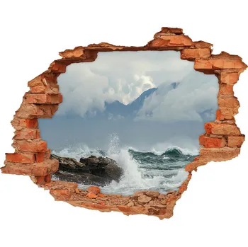 Fototapeta Samolepící díra na stěnu Rozbouřené moře