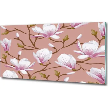 Obraz Moderní skleněný obraz z fotografie Magnólie