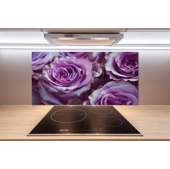 Obklad Panel do kuchyně Fialové růže