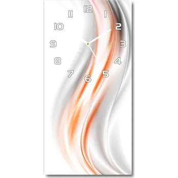 Hodiny Nástěnné hodiny tiché Abstrakce vlny