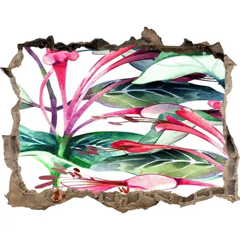 Fototapeta 3D díra nálepka Zimolez