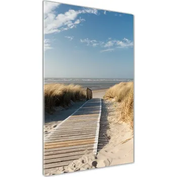 Obraz Vertikální Foto obraz skleněný svislý Stezka na pláž