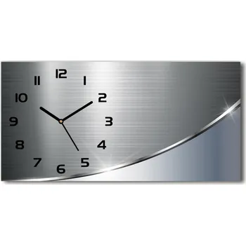 Hodiny Skleněné hodiny na stěnu Koková abstrakce