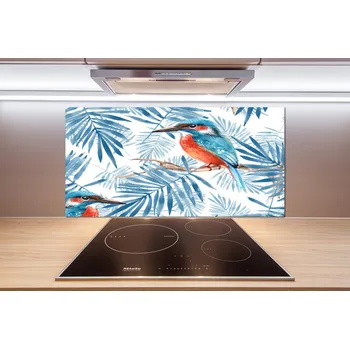 Obklad Panel do kuchyně Rostliny a pták