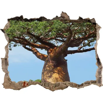 Fototapeta Samolepící díra na stěnu nálepka Baobab