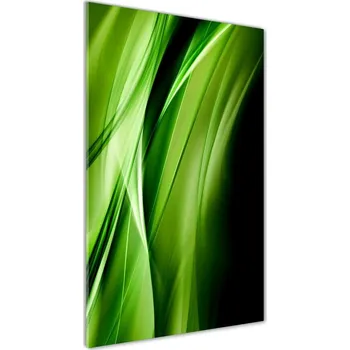 Obraz Vertikální Foto obraz skleněný svislý Zelené vlny pozadí