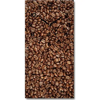 Hodiny Moderní hodiny nástěnné Zrnka kávy