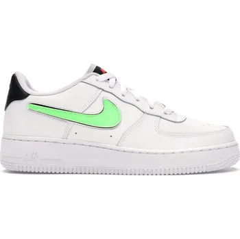 Dámská obuv Nike Air Force 1 Low Removable Swoosh White Green Strike (GS) Velikost: 36.5 AR7446-100