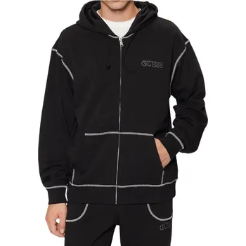Pánská mikina GUESS F-ZIP HOODIE SWEATSH U5RQ02KCO31 JBLK L Velikost: XXL