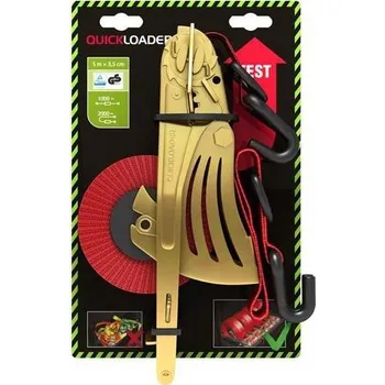 Upínací popruh s navíječem 35 mm x 5 m, nosnost 2000 kg