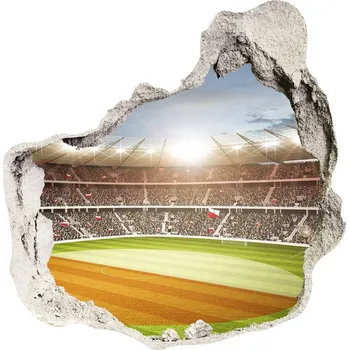 Fototapeta Fototapeta díra na zeď 3D Stadion Polsko