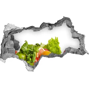 Fototapeta Nálepka 3D díra Ovoce a zelenina