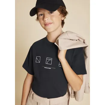 Chlapecké oblečení Chlapecké triko s krátkým rukávem tmavě modrá Mayoral 6003 Velikost: 8 let (128 cm)