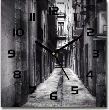 Hodiny Skleněné hodiny čtverec Barcelona Španělsko