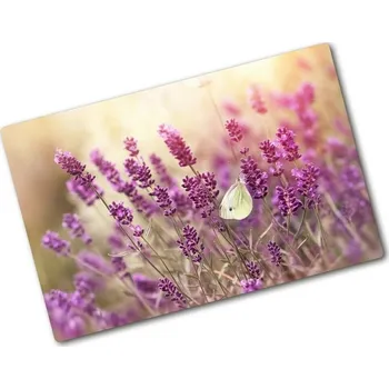 Kuchyňské prkénko Deska na krájení skleněná Levandule