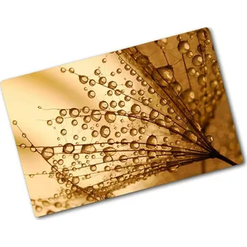 Kuchyňské prkénko Deska na krájení skleněná Semena pampelišky