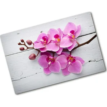 Kuchyňské prkénko Deska na krájení skleněná Orchidej na stromě