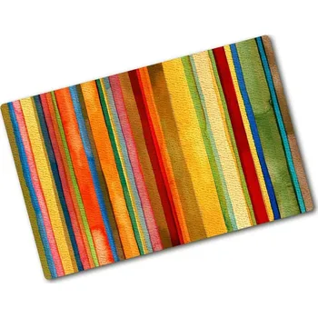 Kuchyňské prkénko Kuchyňská deska skleněná Barevné pásky