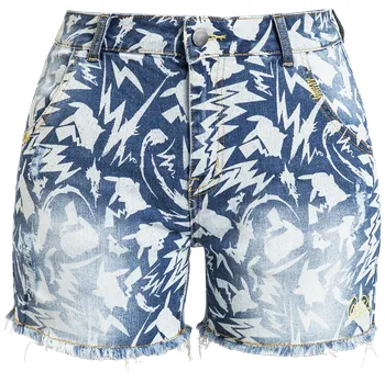 Dámské kraťasy Kraťasy z Pokémon - Pikachu Retro Summer - Ženy - modrá