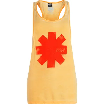 Top z Red Hot Chili Peppers - Shaded Logo - Ženy - žlutá
