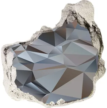 Fototapeta Samolepící díra nálepka Abstrakce trojúhelníky