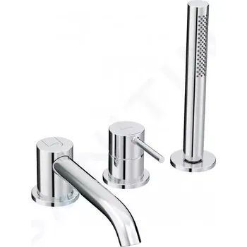Vodovodní baterie Kludi Bozz Baterie na okraj vany, 3-otvorová instalace, chrom, 384480576