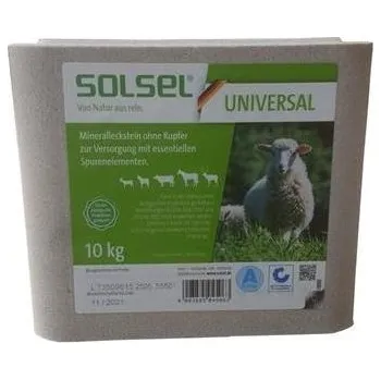 Solný a minerální liz SOLSEL UNIVERSAL Se 20, Cu 0,kostka 10 kg paleta 96 ks
