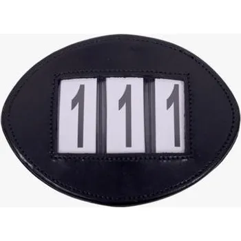 Čísla závodní QHP kožená, 3 místná, pár