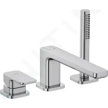 Vodovodní baterie Kludi Renon Baterie na okraj vany, 3-otvorová instalace, chrom, 424480575