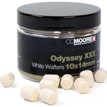 Boilies CC Moore vyvážené boilies Odyssey XXX White Dumbell Wafters 10x14mm 65ks