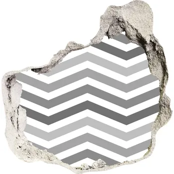 Fototapeta Díra 3D fototapeta nálepka Šedé klikatiny