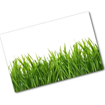 Kuchyňské prkénko Deska na krájení skleněná Tráva