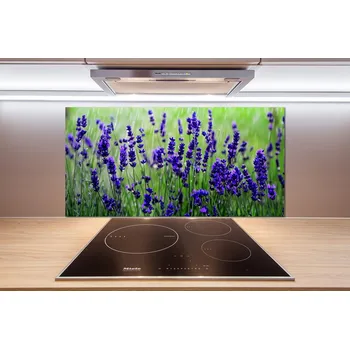 Obklad Skleněný panel do kuchyně Levandule