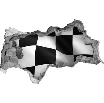 Fototapeta Samolepící díra na stěnu Vlajka cíle